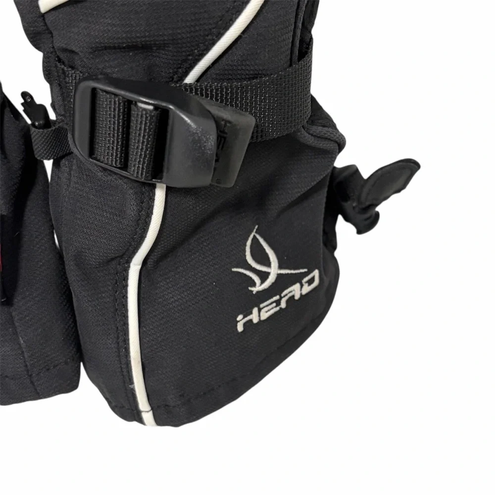 Head Black White Winter Snow Ski Waterproof Mittens - New - Women’s Small